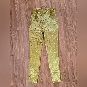 Yitty Velvet Gold Leggings